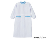 抗菌予防衣 （ホワイト／ブルー） M　M-6000