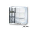 Stainless Steel Storage Sliding Door (Glass Door) 900 x 500 x 900mm SS-09G