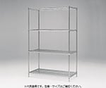 0-6896-08 Even Shelf 605 x 613 x 1900mm AHL610S4/1900 【AXEL