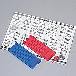 点字盤 取扱を終了した商品です］点字器 カラー点字器 4919-901(赤) 0