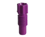 安全キャップ/安全廃液キャップ用交換用フィッテング(紫色) φ2.3mm 5個入　107059