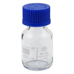 ねじ口瓶（無色）+PPキャップ（白）+フッ素PTFE/ニトリルパッキン