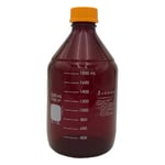 メディウム瓶（PYREX(R)オレンジキャップ付き）　遮光　2000mL　51395-2L