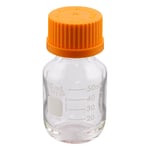 メディウム瓶（PYREX(R)オレンジキャップ付き）　透明　50mL　1395-50