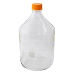 メディウム瓶（PYREX(R)オレンジキャップ付き）　透明　5000mL　1395-5L