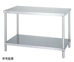 1-5932-29 静音ステンレス作業台 幅1200×奥行750×高さ800mm WB-12075SI