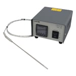 1-6124-12-20 デジタル高精度温度調節器 0.0～200.0℃ PID制御 校正証明