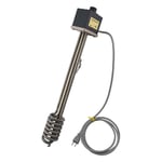 1-8024-22 サーモスタット付投込みヒーター 特殊耐蝕鋼チタン 500W