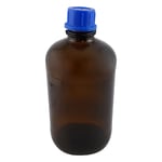 茶褐色ガラスボトル（全体コーティングタイプ）　GL-45　円形　2500mL　1671510