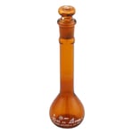 メスフラスコ 茶 10mL 校正証明書付