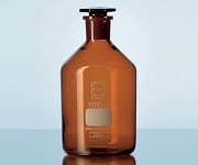1-8400-05 試薬瓶（栓付き）（デュラン(R)） 白 500mL 211654408