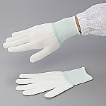 アズピュアインナー手袋　(オーバーロックタイプ)　ポリエステル製　S　10双入　