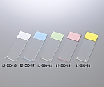 スーパーフロストプラス スライドグラス 青 1箱（72枚×2箱入）　12-550-17