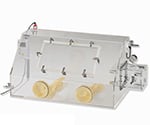 ガス置換型アクリルグローブBOX　エアタイトモニター付きPC（コンセント付き）　1000OX