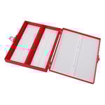 2-5377-03 カラースライドボックス 100枚用 赤 03-448-3 【AXEL