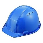 Helmet (American Type, With Air Vent) Without Liner Sky Blue A-01V-SB