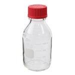 メディウム瓶 PYREX(R)・赤耐熱キャップ付き 500ml　1395-500HTC
