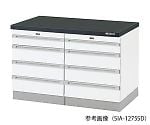 3-5813-24 サイド実験台 木製タイプ (1200×750×800mm) SGA-1275