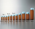 CCスクリュー管 褐色 ブルーキャップ 10mL 1箱（100本入）　No.3L