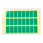ラボ用マーキングラベル 角型 23.5 緑 1袋（24枚×10シート入）　