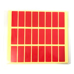 ラボ用マーキングラベル 角型 32.5 赤 1袋（24枚×10シート入）　