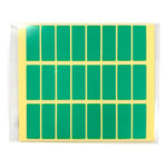 ラボ用マーキングラベル 角型 32.5 緑 1袋（24枚×10シート入）　