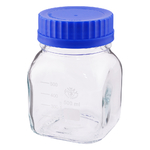 ねじ口瓶（無色）+PPキャップ（白）+フッ素PTFE/ニトリルパッキン