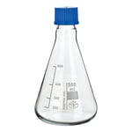 CAMUS 陶器製フラスコ ハート型キャップ付き 3-6012-13 三角フラスコ キャップ付 500mL 8023C/500 【AXEL】 アズワン