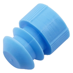 カラフル試験管キャップ（ディスポ） φ11～13mm用 青 1袋（100個入）　8830904