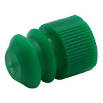 カラフル試験管キャップ（ディスポ） φ11～13mm用 緑 1袋（100個入）　8830912