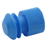 カラフル試験管キャップ（ディスポ） φ15～17mm用 青 1袋（100個入）　8830504
