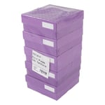 ヒンジ開閉フリーザーボックス（10×10）　紫　5個入　R2700-P