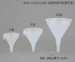 Large PP funnel 200, 260 φ Filter 42099