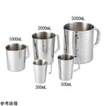 6-224-02 ステンビーカー 500mL 手付き 【AXEL】 アズワン