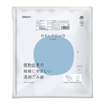 バイオマスゴミ袋（植物由来素材25％使用） 透明 90L 10枚入　ASW-LN90-10