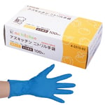 アズキッチンニトリル手袋 Mサイズ 1箱（100枚入）　NBR35M