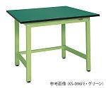 RoHS対応天板付作業台　グリーン　KS-127FE