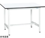 軽量作業台（KAタイプ/耐荷重180kg/メラミン天板/固定式） W900×D600×H740mm　KA-096MW