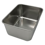 1-4529-09 ステンレス深型組バット 5号 267×186×82mm 44005 【AXEL