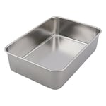 1-4529-11 ステンレス深型組バット 7号 328×228×88mm 44007 【AXEL