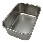 1-4529-10 ステンレス深型組バット 6号 298×203×83mm 44006 【AXEL