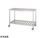 ステンレス作業台(スノコ棚/キャスター付)SUS430 1800×600×800mm WSC ステンレス作業台(スノコ棚/キャスター付)SUS430 1800×600×800mm WSC