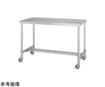 ステンレス　作業台　引き出し付き　飲食店　W１２００ｘD６００ｘＨ８００ｍｍ ステンレス作業台（H枠/キャスター付）SUS430 1200×600×800mm WHC