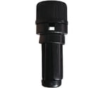 ポール回転頭 黒 22mm用　23925