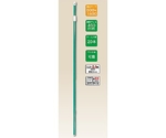 2.4mポール 緑　68932