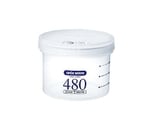 φ108x80mm/480mL 密閉容器（丸型/目盛付）　EA508AN-3