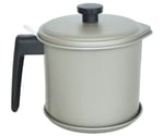 フッ素オイルポット1.2L 受け皿付 1箱（12個入）　O-0018