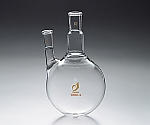 TS二ツ口フラスコ 100mL　中管TS24/40　側管TS24/40　<透明摺合>　CL0078-01-41