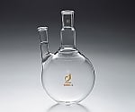 TS二ツ口フラスコ 200mL　中管TS24/40　側管TS15/25　<透明摺合>　CL0078-03-11