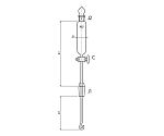 注入ロート　ガラスコック　６０mL　3796-60G-4L